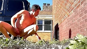 Procurement naked in public and having kinky fun