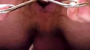 Garden wind instrument enema and anal stretching