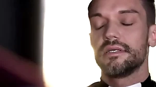 Catholic boy (ryan jacobs) gets special christmas existing from priest (dale kuda) - yesfather