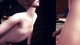 Yaoi femboy - seth and rin femboys hardsex in a troika - milksop crossdress japanese asian manga anime paint  game porn gay