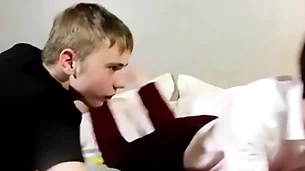 Sucking together with homemade anal action be required of two sweet twink dudes
