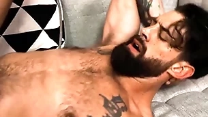 Tatted hunk topped by massive cocked stranger - alpha wolfe, blake wilder - nextdoorbuddies